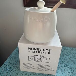Honey Jar with Dipper
